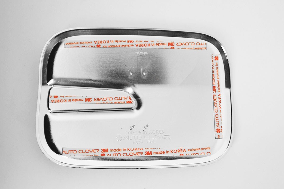 B3770 - Fuel Gas Door Decoration Cover Trim for Hyundai Kona 2018-2022 (1PC) Chrome Finish Tape-On Style - northernprimesupply