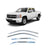 Rain Guards for Chevrolet Silverado 1500 Crew Cab 2007-2013 (4PCs) Chrome Finish Tape-On Style