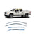 Rain Guards for GMC Sierra 3500 Crew Cab 2007-2014 (4PCs) Chrome Finish Tape-On Style