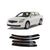 Rain Guards for Nissan Altima Sedan 2007-2012 (4PCs) Smoke Tinted Tape-On Style