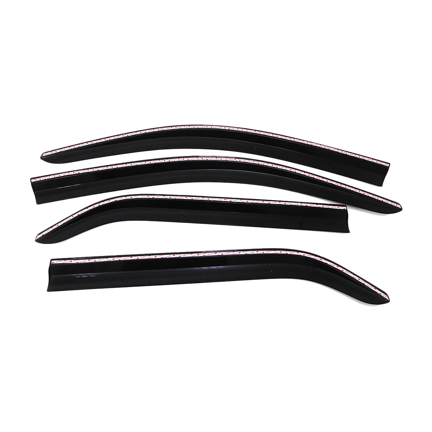 Rain Guards for Toyota Fortuner / SW4 2005-2014 (4PCs) Smoke Tinted Tape-On Style