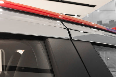 Rain Guards for Kia Forte Sedan 2019-2023 (6PCs) Chrome Finish Tape-On Style