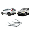 Front & Rear Bumper Corner Protector Guard for Honda CR-V 2012-2014 (4PCs) Chrome Finish Tape-On Style
