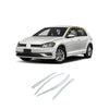 Rain Guards for Volkswagen Golf 2015-2021 (4PCs) Chrome FinishTape-On Style
