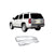 Trunk Lid Cover Trim for Chevrolet Suburban 2007-2014 (2PCs) Chrome Finish Tape-On Style