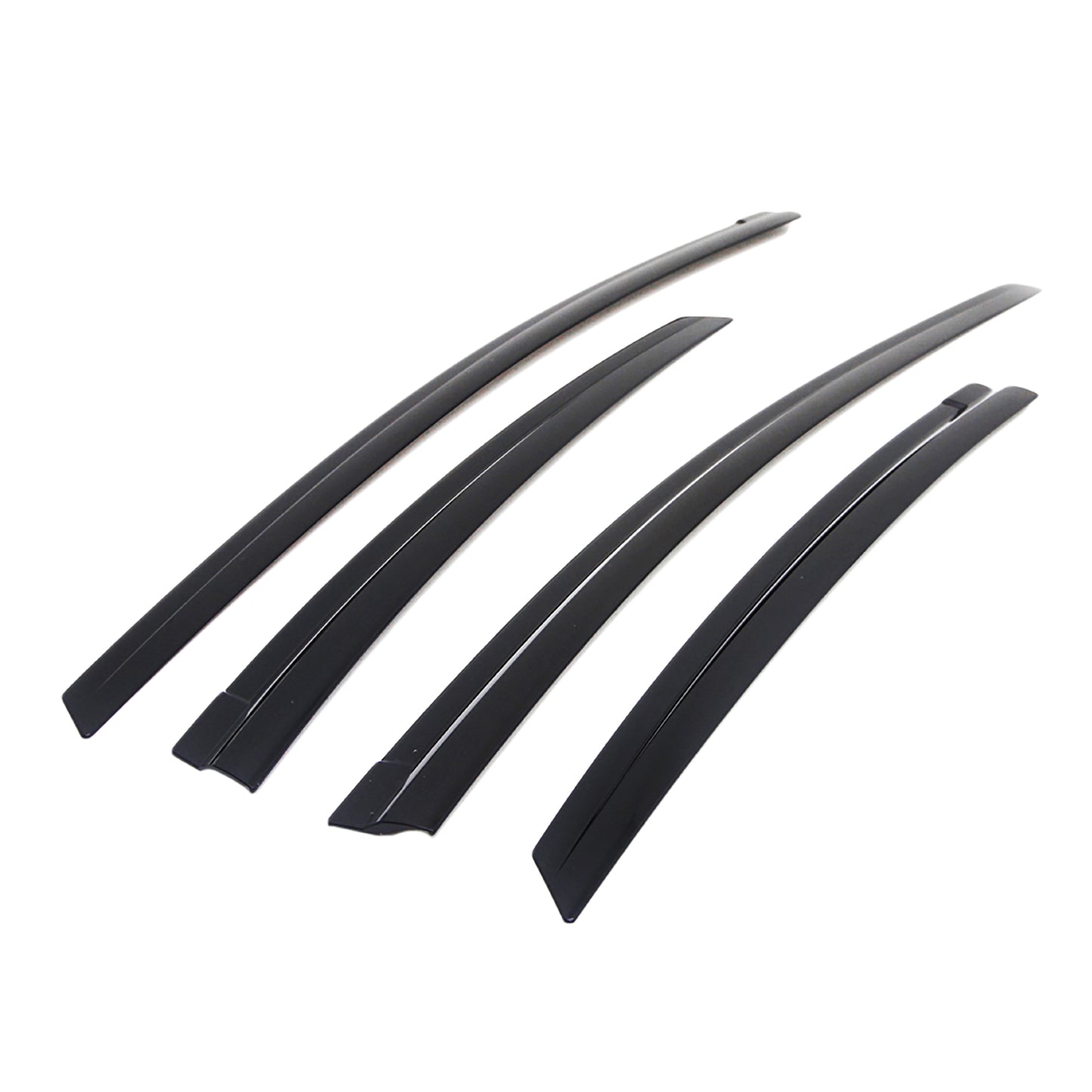 Rain Guards for Toyota Prius 2010-2015 (4PCs) Smoke Tinted Tape-On Style