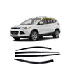 Rain Guards for Ford Escape 2013-2019 (6PCs) Smoke Tinted Tape-On Style