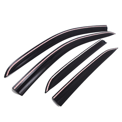 Rain Guards for Buick Encore 2013-2022 (4PCs) Smoke Tinted Tape-On Style
