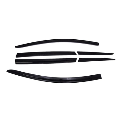 Rain Guards for Nissan Murano 2015-2023 (6PCs) Smoke Tinted Tape-On Style