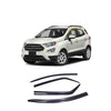 Rain Guards for Ford Ecosport 2018-2022 (4PCs) Smoke Tinted Tape-On Style