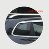 Rain Guards for Jeep Cherokee 2014-2023 (6PCs) Chrome Finish Tape-On Style