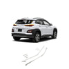 Tail Lights Cover Trim for Hyundai Kona 2018-2023 (10PCs) Chrome Finish Tape-On Style