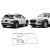 Fog Lights Cover Trim for Hyundai Kona 2018-2021 (4PCs) Chrome Finish Tape-On Style
