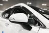 Rain Guards for Hyundai Santa Fe 2019-2023 (6PCs) Chrome Finish Tape-On Style