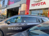 Rain Guards for Toyota Sienna 2021-2023 (6PCs) Chrome Finish Tape-On Style