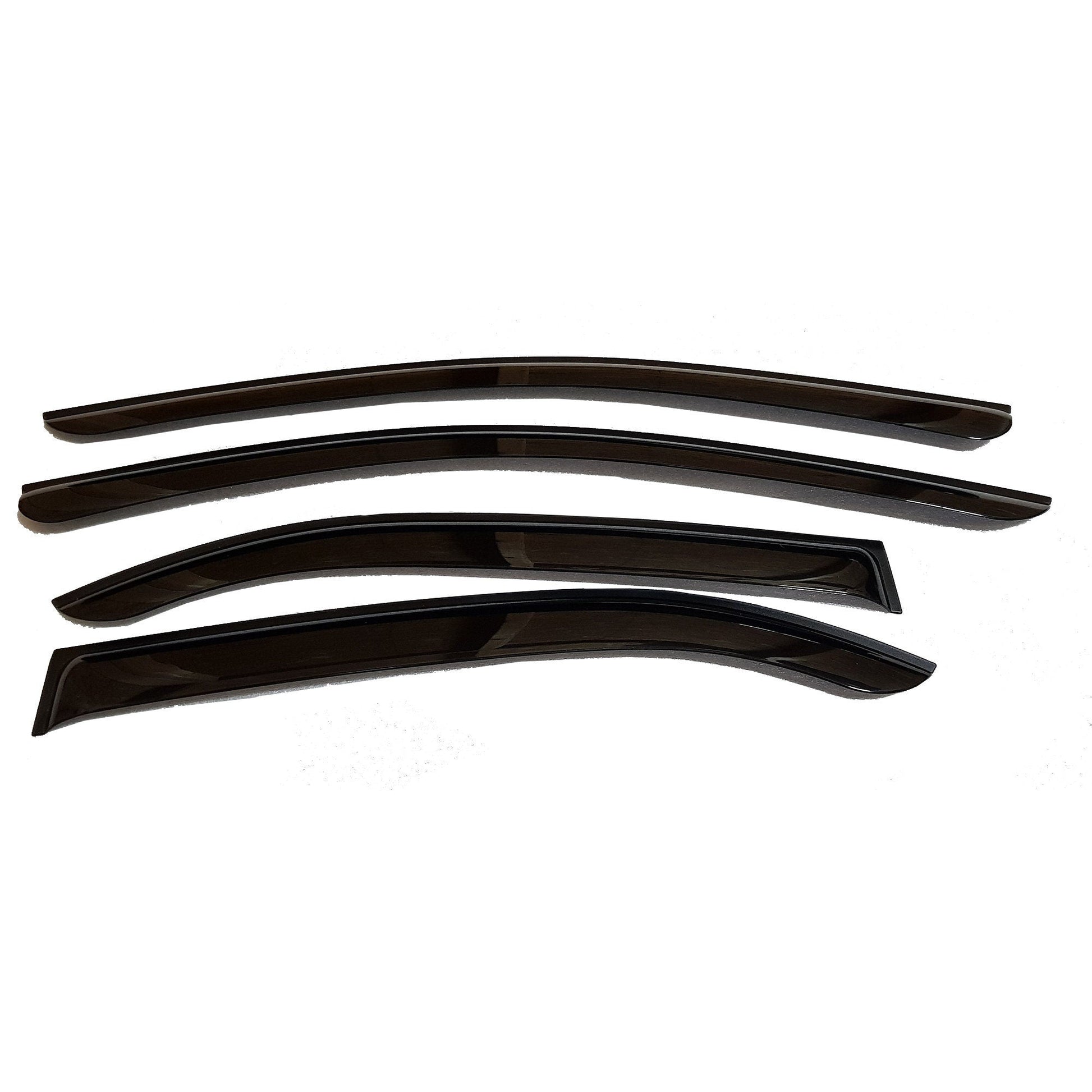 A0630 - Autoclover Rain Guards for Kia Sorento 2003-2009 (4PCs) Smoke Tinted Tape-On Style - northernprimesupply