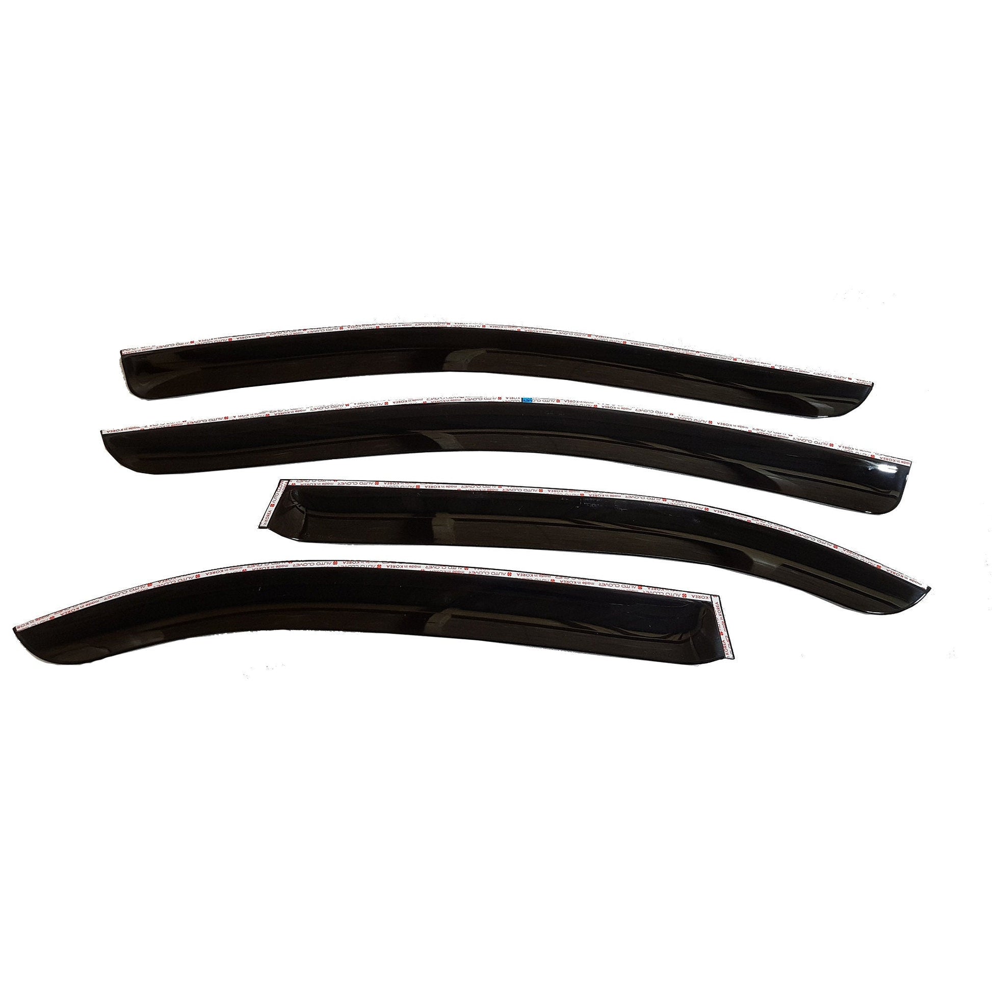 A0630 - Autoclover Rain Guards for Kia Sorento 2003-2009 (4PCs) Smoke Tinted Tape-On Style - northernprimesupply