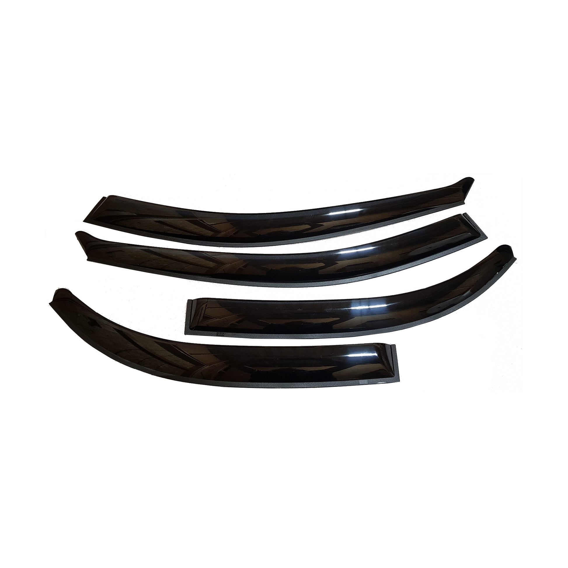 A0710 - Rain Guards for Kia Spectra 2004-2009 (4PCs) Smoke Tinted Tape-On Style - northernprimesupply