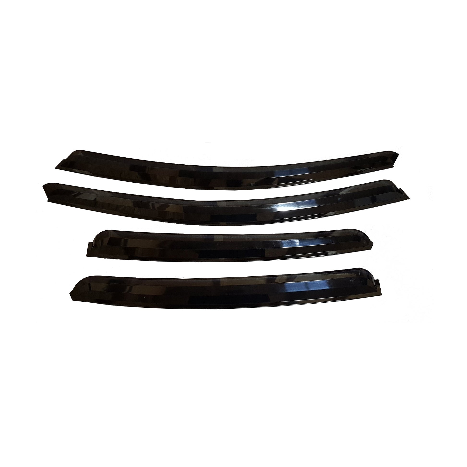 A0990 - Autoclover Rain Guards for Hyundai Elantra Sedan 2007-2010 (4PCs) Smoke Tinted Tape-On Style - northernprimesupply