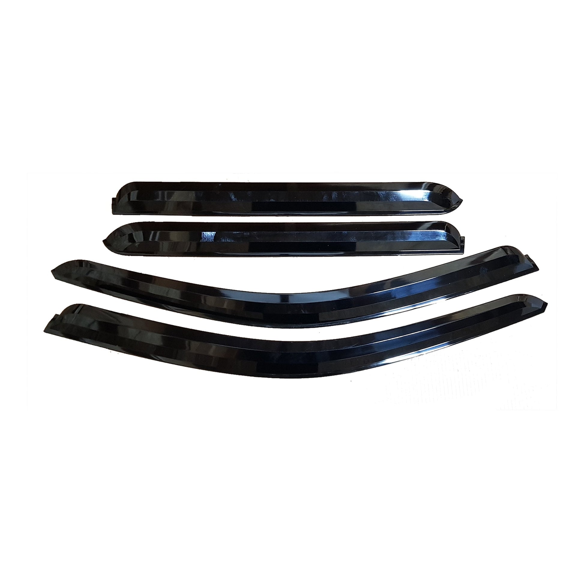 A1050 - Autoclover Rain Guards for Kia Borrego 2008-2010 (4PCs) Smoke Tinted Tape-On Style - northernprimesupply