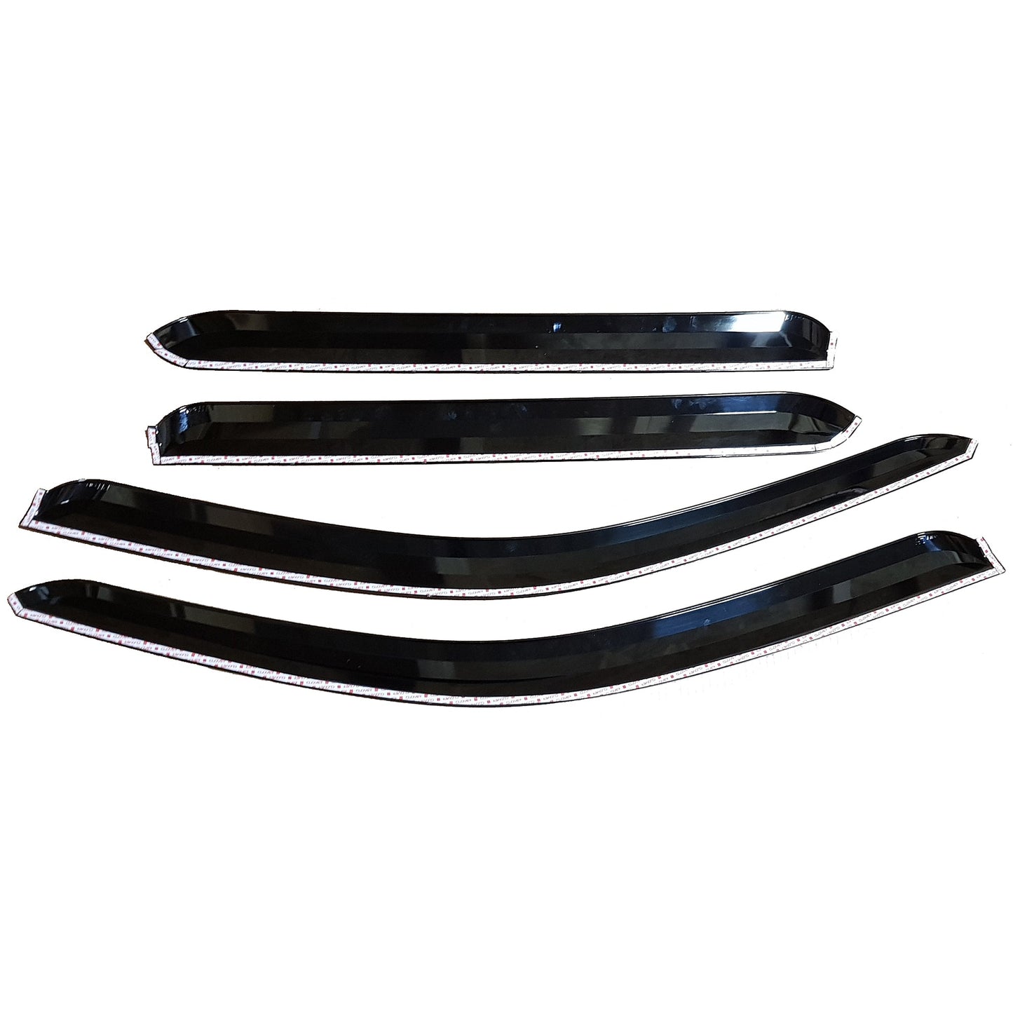 A1050 - Autoclover Rain Guards for Kia Borrego 2008-2010 (4PCs) Smoke Tinted Tape-On Style - northernprimesupply