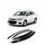 Rain Guards for Chevrolet Sonic Sedan 2012-2020 (4PCs) Smoke Tinted Tape-On Style