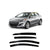 Rain Guards for Hyundai Elantra GT Hatchback 2013-2017 (4PCs) Smoke Tinted Tape-On Style