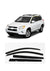 Rain Guards for Toyota RAV4 2006-2012 (4PCs) Smoke Tinted Tape-On Style