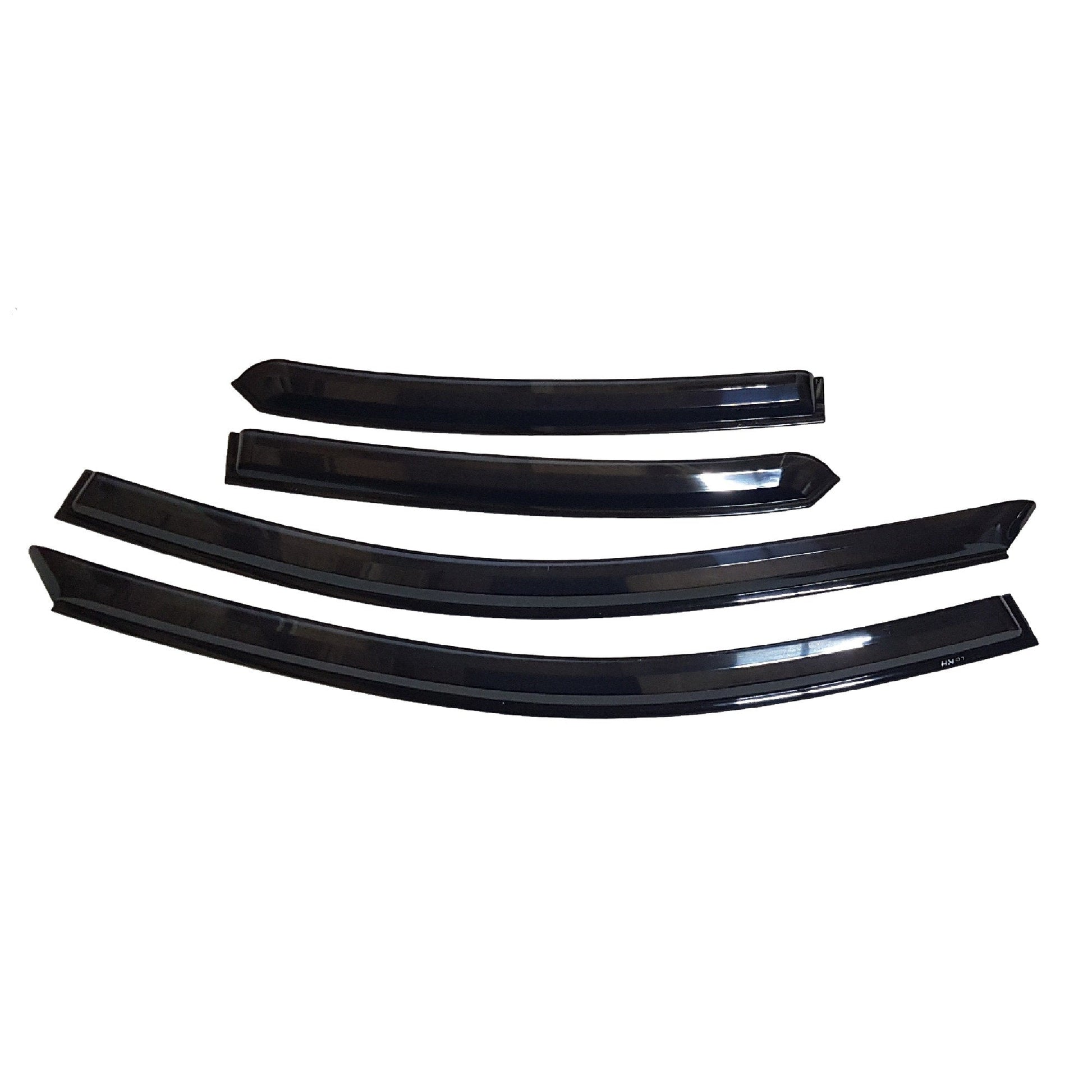 A1710 - Autoclover Rain Guards for Chevrolet Optra Sedan 2004-2007 (4PCs) Smoke Tinted Tape-On Style - northernprimesupply