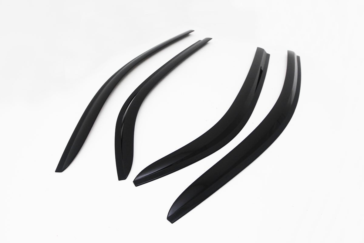 A1780 - Rain Guards for Chevrolet Cobalt 2012-2020 (4PCs) Smoke Tinted Tape-On Style - northernprimesupply