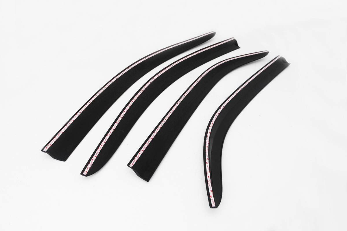 A1780 - Rain Guards for Chevrolet Cobalt 2012-2020 (4PCs) Smoke Tinted Tape-On Style - northernprimesupply