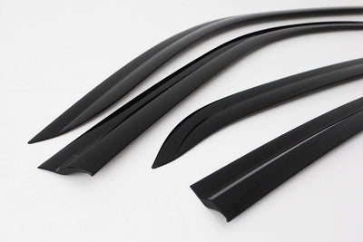 A1850 - Autoclover Rain Guards for Chrysler 300C 2011-2022 (4PCs) Smoke Tinted Tape-On Style - northernprimesupply