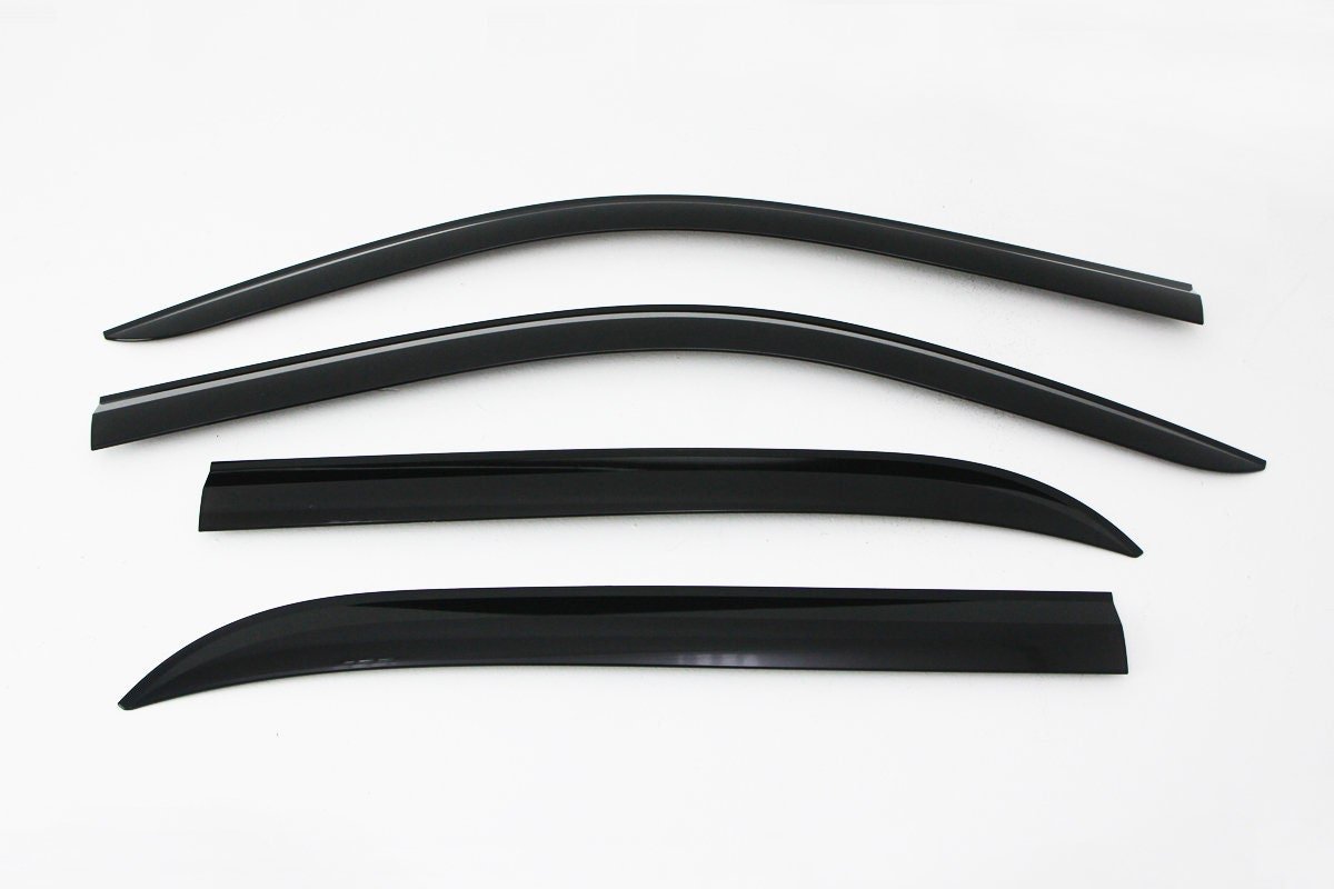 A1860 - Autoclover Rain Guards for GMC Yukon 2007-2014 (4PCs) Smoke Tinted Tape-On Style - northernprimesupply