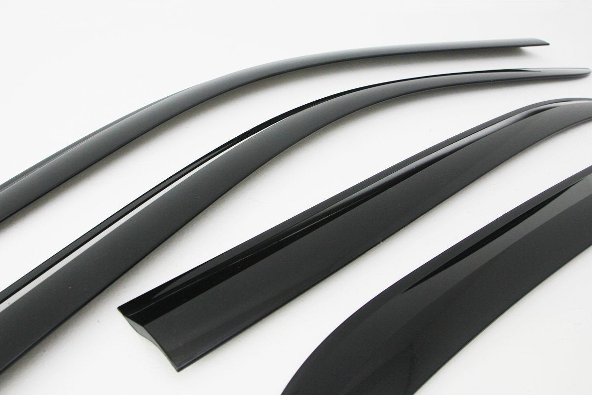 A1860 - Autoclover Rain Guards for GMC Yukon 2007-2014 (4PCs) Smoke Tinted Tape-On Style - northernprimesupply