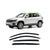 Rain Guards for Volkswagen Tiguan 2009-2017 (4PCs) Smoke Tinted Tape-On Style