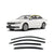 Rain Guards for Volkswagen Passat 2012-2019 (4PCs) Smoke Tinted Tape-On Style