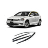 A1920 - Autoclover Rain Guards for Volkswagen Golf 2015-2021 (4PCs) Smoke Tinted Tape-On Style - northernprimesupply
