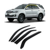 A1980 - Rain Guards for Toyota Fortuner / SW4 2005-2014 (4PCs) Smoke Tinted Tape-On Style - northernprimesupply