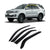 Rain Guards for Toyota Fortuner / SW4 2005-2014 (4PCs) Smoke Tinted Tape-On Style