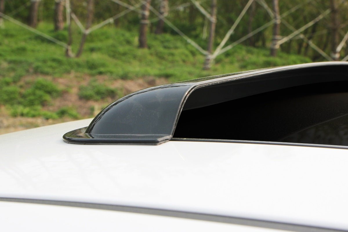 A3120 - Sunroof Visor Moonroof Wind Deflector Universal Fit Large 36 5/8" x 5 1/2" (1PC) Smoke Finish Tape-On Style - northernprimesupply