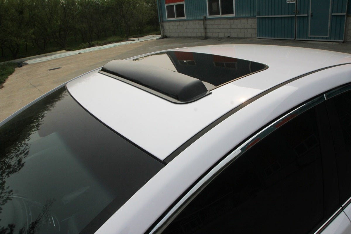 A3120 - Sunroof Visor Moonroof Wind Deflector Universal Fit Large 36 5/8" x 5 1/2" (1PC) Smoke Finish Tape-On Style - northernprimesupply