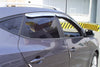 A4720 - Rain Guards for Hyundai Tucson 2010-2015 (4PCs) Chrome Finish Tape-On Style - northernprimesupply