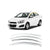 Rain Guards for Chevrolet Sonic Sedan 2012-2020 (4PCs) Chrome Finish Tape-On Style