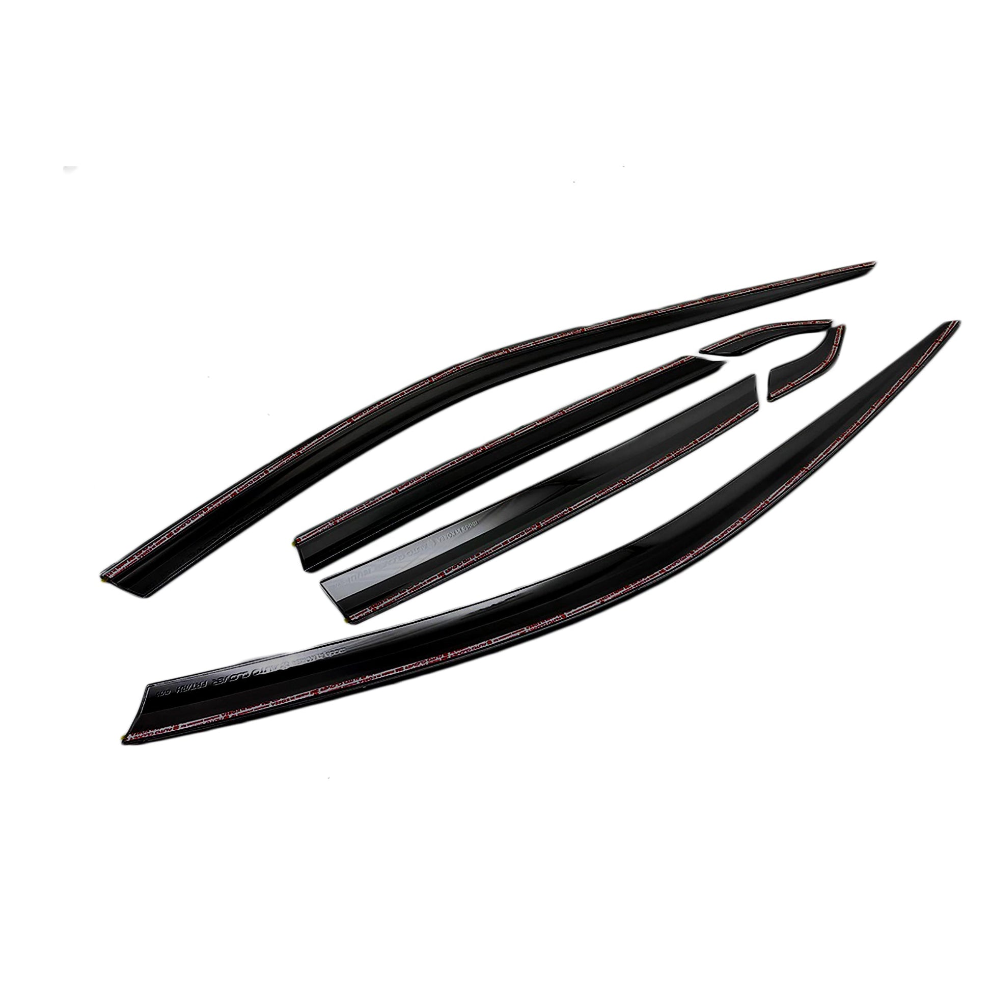 B0700 - Rain Guards for Genesis GV70 2022-2023 (6PCs) Black Tape-On Style - northernprimesupply