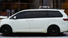 B0880 - Rain Guards for Toyota Sienna 2011-2020 (8PCs) Black Tape-On Style - northernprimesupply