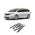 Rain Guards for Toyota Sienna 2011-2020 (8PCs) Black Tape-On Style