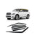 Rain Guards for Infinity QX56 2011-2013 (6PCs) Smoke Tinted Tape-On Style