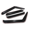 B0940 - Rain Guards for Jeep Wrangler Unlimited 2018-2022 (4PCs) Black Tape-On Style - northernprimesupply