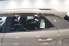 B3980 - Rain Guards for Hyundai Venue 2020-2022 (6PCs) Chrome Finish Tape-On Style - northernprimesupply