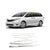 Rain Guards for Toyota Sienna 2011-2020 (8PCs) Chrome Finish Tape-On Style